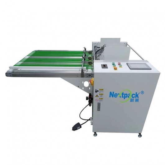 Top suction paging machine-guide conveyor
